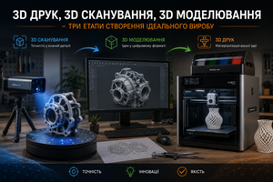 3D печать, 3D сканирование, 3D моделирование &ndash; три этапа создания идеального изделия фото
