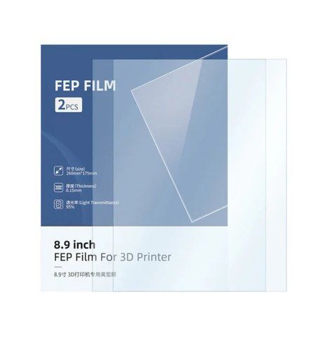 Тефлонова FEP плівка 260x175 мм для 3D принтера Anycubic Photon Mono X/Mono 6K, 6KS,M3 Plus, Mono X2 3D Printer, 2 шт/упак Tucans 2868 фото