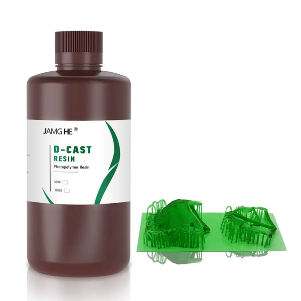 Фотополимерная смола JAMG HE Dental Castable Resin, Прозрачно-зеленый Джем 1кг Tucans 2967 фото