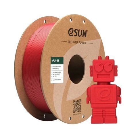 ePLA-SS Filament (пластик) для 3D принтера Esun 1кг, 1.75мм, пожарно-красный (ePLA-SS-P175FR1) Tucans 2199 фото