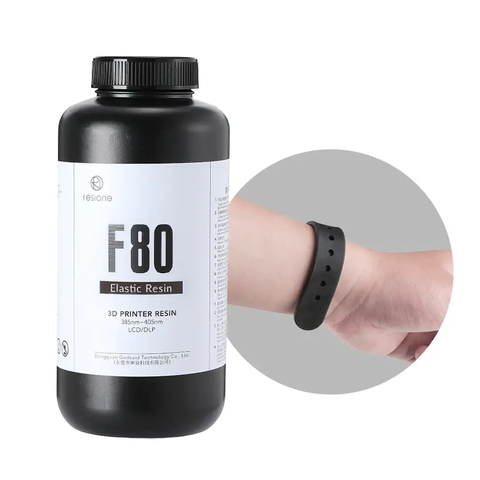 RESIONE F80 Elastic 3D Printer Resin (Чорна) Black гнучка (гума) фотополімерна смола RESIONE F80 Elastic 3D Printer Resin Black фото
