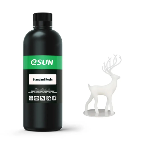 Фотополімерна смола eSUN Standard Resin (STANDARD-W1) Біла 1л STANDARD-W1 фото