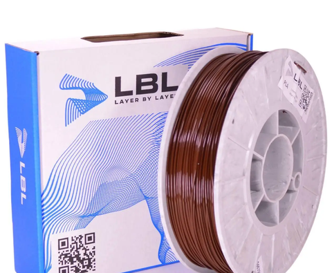 PLA Коричневий LBL &Oslash;1,75мм Вага: 0,8кг 230м PLA Brown LBL &Oslash;1.75mm Weight: 0.8kg фото