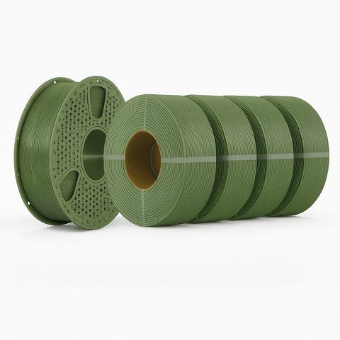 Пластик SUNLU PET-G Camouflage green Камуфляж зелений &Oslash;1,75мм Вага: 4 + 1 кг (набір) Tucans 5936 фото