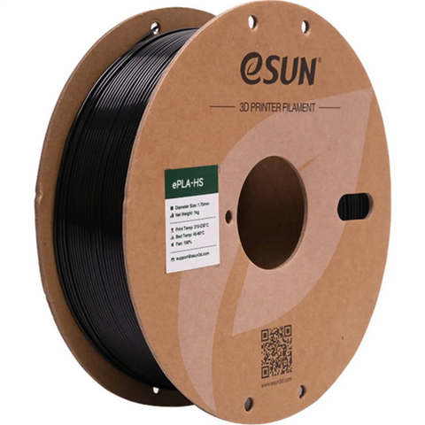 ePLA Plus HS Filament (пластик) для 3D принтера Esun 1кг, 1.75мм, черный (EPLA+HS-P175B1) Tucans 2208 фото