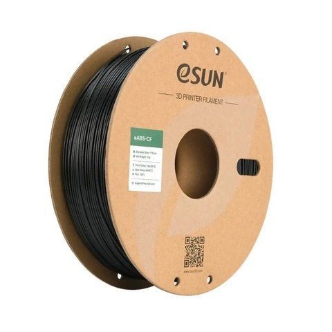 eABS-CF Filament (пластик) для 3D принтера eSUN 1кг, 1.75мм, чорний (eABS-CF175B1) Tucans 2616 фото