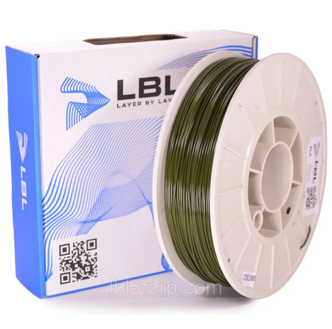 PLA Хакі LBL &Oslash;1,75мм Вага: 0,8кг 230м PLA Khaki LBL &Oslash;1.75mm Weight: 0.8kg 230m фото