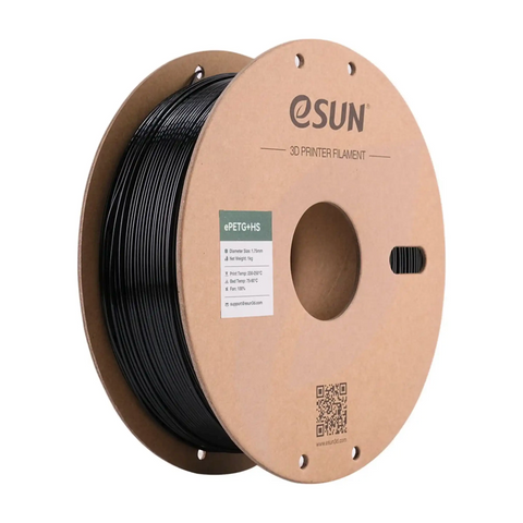 ePETG+HS Filament (пластик) для 3D принтера Esun 1кг, 1.75мм, черный (ePETG+HS-175SB1) Tucans 2162 фото