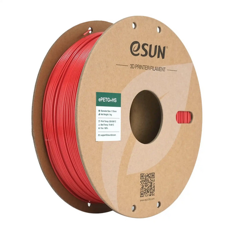ePETG+HS Filament (пластик) для 3D принтера Esun 1кг, 1.75мм, пожарно-красный (ePETG+HS-175FR1) Tucans 2163 фото