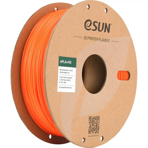 ePLA Plus HS Filament (пластик) для 3D принтера Esun 1кг, 1.75мм, оранжевый (EPLA+HS-P175O1) Tucans 2214 фото
