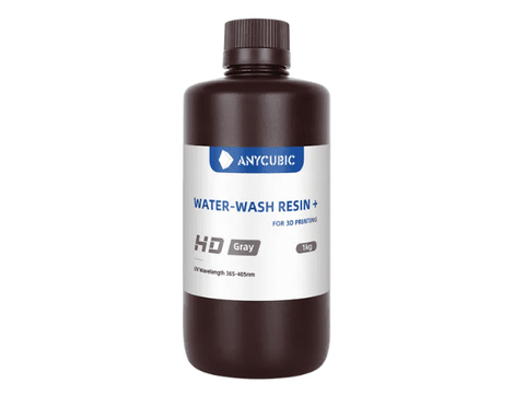 Anycubic Water-Wash Resin+ Grey HD (Сіра) 1кг фотополімерна смола Tucans 789 фото