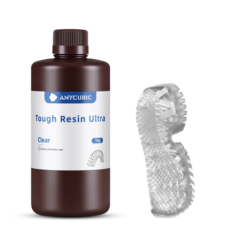 Фотополімерна смола Anycubic Tough Resin Ultra Clear 1л Прозора Anycubic Tough Resin Ultra Clear фото