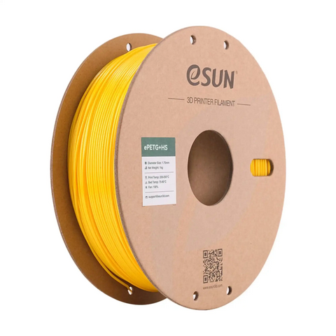ePETG+HS Filament (пластик) для 3D принтера Esun 1кг, 1.75мм, желтый (ePETG+HS-175SY1) Tucans 2171 фото
