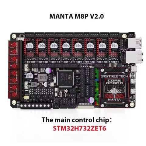 Плата керування 3D принтером BIGTREETECH Manta M8P V2.0 Tucans 6808 фото