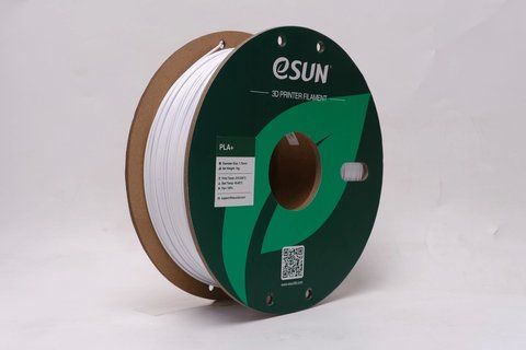 PLA Plus Filament (пластик) для 3D принтера Esun 2x1кг, 1.75мм, сірий та білий (PLA+P175HCW1*2) Tucans 2333 фото