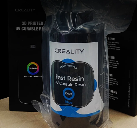 Фотополімерна смола Creality Fast (Для швидкісного друку) Синя Resin UV Curable Resin 1кг Tucans 808 фото