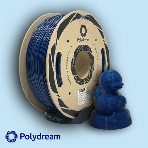 Пластик PETG Polydream Сапфірно-синій напівпрозорий &Oslash;1,75мм Вага: 0.6 кг Tucans 3495 фото
