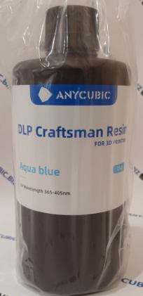Anycubic Craftsman Aqua Blue (Бірюзовий) 1л фотополімерна смола Anycubic Craftsman Aqua Blue фото