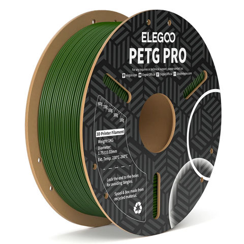 Пластик Elegoo PET-G PRO Filament Оливково-зеленый &Oslash;1,75мм Вес: 1кг Tucans 4734 фото