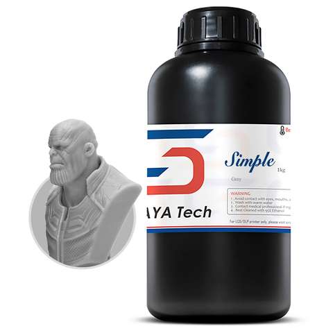 Siraya Tech Simple Easy to Print and Wash Resin Grey 1кг фотополімерна смола Siraya Tech Simple Easy to Print and Wash Resin Grey фото