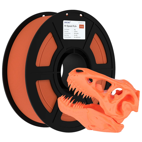 Пластик JAMG HE Hi-Speed PLA+ Orange Помаранчевий &Oslash;1,75мм Вага: 1 кг Tucans 4057 фото
