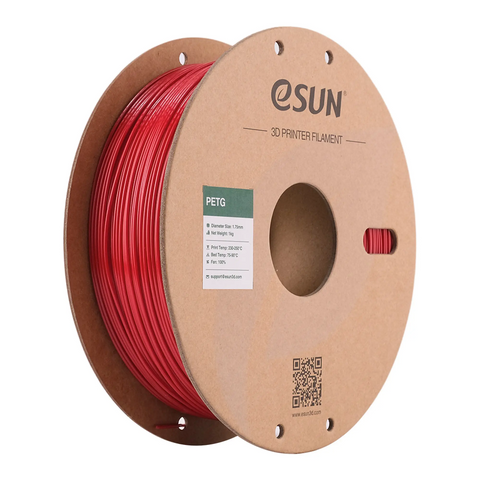 PETG Filament (пластик) для 3D принтера Esun 1кг, 1.75мм, пожарно-красный (PETG175FR1) Tucans 2233 фото