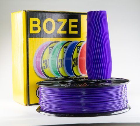 PLA Фиолетовый BOZE &Oslash;1,75мм Вес: 0,75кг boze pla violet фото