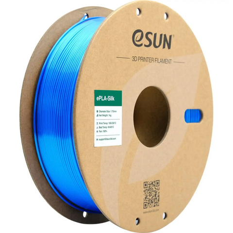 eSilk-PLA Filament (пластик) для 3D принтера Esun 1кг, 1.75мм, синий (eSilk-PLA175U1) Tucans 2189 фото