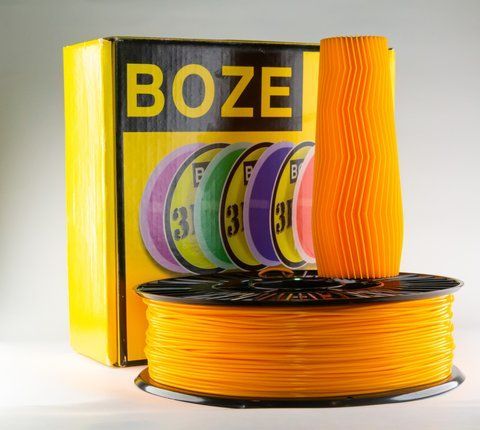 PLA Желто-оранжевый BOZE &Oslash;1,75мм Вес: 0,75кг boze pla yellow-orange фото