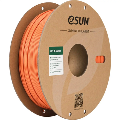 ePLA-Matte Filament (пластик) для 3D принтера Esun 1кг, 1.75мм, оранжевый (EPLA-MATTE-P175T1) Tucans 2190 фото