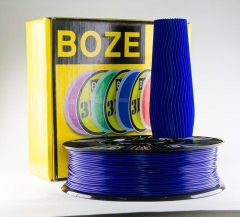 PLA Синий BOZE &Oslash;1,75мм Вес: 0,75кг boze pla blue фото