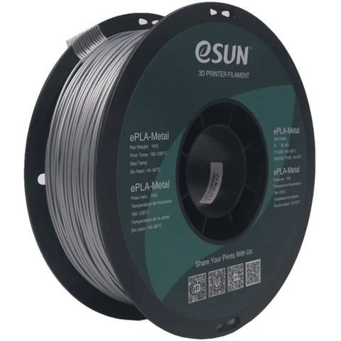 ePLA-Metal Filament (пластик) для 3D принтера Esun 1кг, 1.75мм, серый (ePLA-Metal-175J1) Tucans 2192 фото