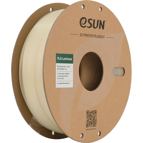 Люминесцентный PLA Filament (пластик) для 3D принтера Esun 1кг, 1.75мм, натуральный (Luminous PLA-P175RB1) Tucans 2193 фото